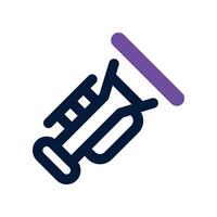 trumpet icon. dual tone icon for your website, mobile, presentation, and logo design. vector