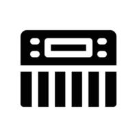 keyboard icon. glyph icon for your website, mobile, presentation, and logo design. vector