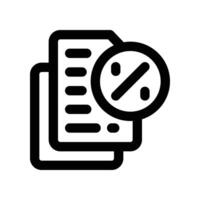 offer icon. line icon for your website, mobile, presentation, and logo design. vector