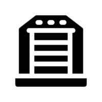 warehouse icon. glyph icon for your website, mobile, presentation, and logo design. vector