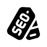seo icon. glyph icon for your website, mobile, presentation, and logo design. vector