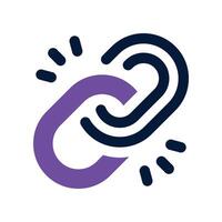 weblink icon. dual tone icon for your website, mobile, presentation, and logo design. vector