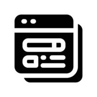 website icon. glyph icon for your website, mobile, presentation, and logo design. vector