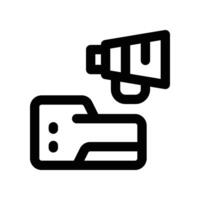 data icon. line icon for your website, mobile, presentation, and logo design. vector