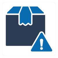 Order Alert and warning icon concept vector