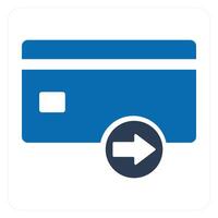 Send Card and send icon concept vector