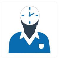 Time Management and icon concept vector