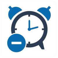 Reduce Time and reduce icon concept vector