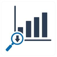 Revenue Growth and graph icon concept vector