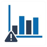 Update Graph and graph icon concept vector