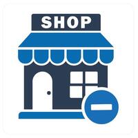 Add Store and shop icon concept vector
