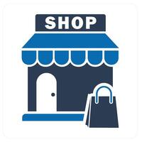 Prohibited Shopping and forbidden icon concept vector