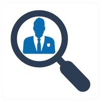 Search Analytics and analysis icon concept vector