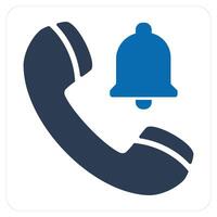 Call Notification and calling icon concept vector