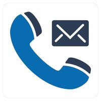 Call Message and calling icon concept vector