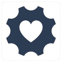 Favorite Setting and configuration icon concept vector
