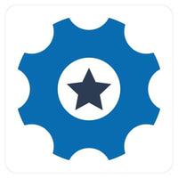 Favorite Setting and configuration icon concept vector