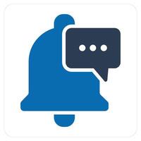 Message Notification and notification icon concept vector