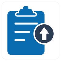 Upload File and upload icon concept vector
