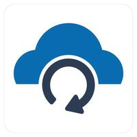 Update Cloud and data icon concept vector