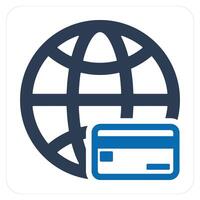 Global Image and image icon concept vector