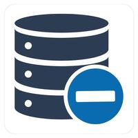 Remove Server and share iocn concept vector