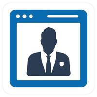 User Details and user icon concept vector