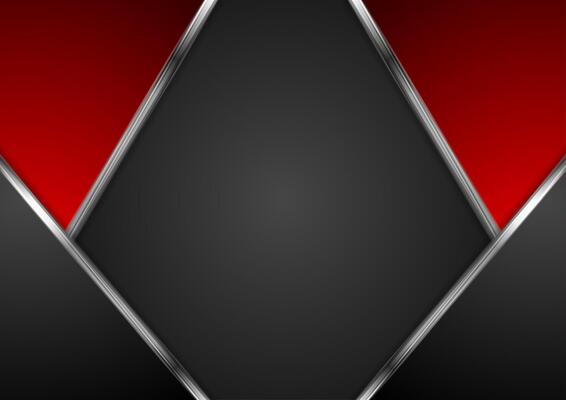 Abstract contrast tech red black background