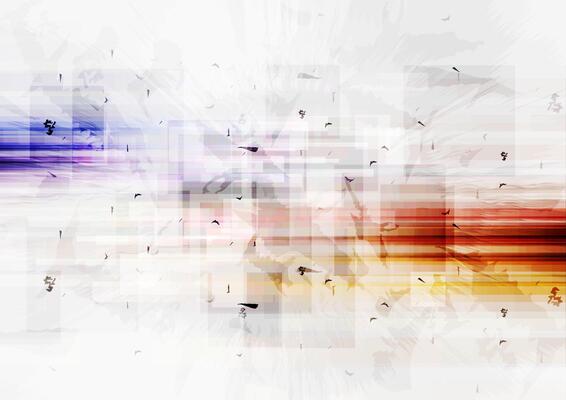 Grunge tech background with squares