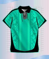 template design for soccer Sport, basket ball, running uniform in front view vector