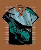 design for soccer Sport, basket ball, running uniform in front view, Shirt mockup , design very simple and easy to custom vector
