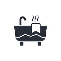 Bathing icon. .Editable stroke.linear style sign for use web design,logo.Symbol illustration. vector