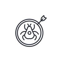 tick icon. .Editable stroke.linear style sign for use web design,logo.Symbol illustration. vector
