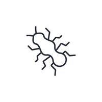 ant icon. .Editable stroke.linear style sign for use web design,logo.Symbol illustration. vector