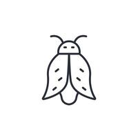 insect icon. .Editable stroke.linear style sign for use web design,logo.Symbol illustration. vector