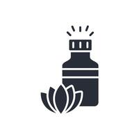 aromatherapy icon. .Editable stroke.linear style sign for use web design,logo.Symbol illustration. vector