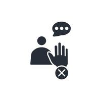 protesting icon. .Editable stroke.linear style sign for use web design,logo.Symbol illustration. vector