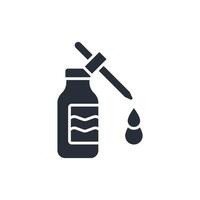 serum icon. .Editable stroke.linear style sign for use web design,logo.Symbol illustration. vector
