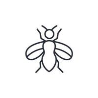 mosquito icon. .Editable stroke.linear style sign for use web design,logo.Symbol illustration. vector