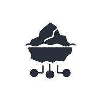 deep web icon. .Editable stroke.linear style sign for use web design,logo.Symbol illustration. vector