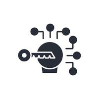 Access icon. .Editable stroke.linear style sign for use web design,logo.Symbol illustration. vector