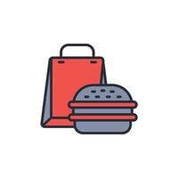 Take away icon. .Editable stroke.linear style sign for use web design,logo.Symbol illustration. vector