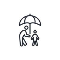 sacrifice icon. .Editable stroke.linear style sign for use web design,logo.Symbol illustration. vector