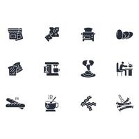 Breakfast icon set..Editable stroke.linear style sign for use web design,logo.Symbol illustration. vector