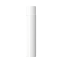Plain White Plastic Bottle With Smooth Surface On Transparent Background png