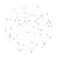 Circle Data network,elment for design,digital,line,dot. vector