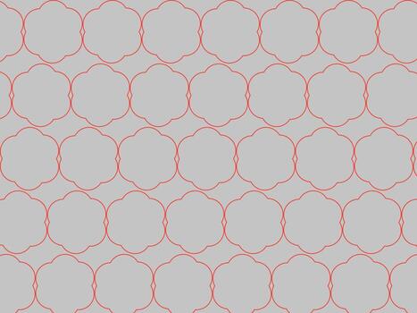 A gray and red pattern with a red line vector
