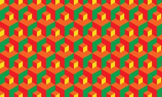 A colorful pattern with geometric shapes vector