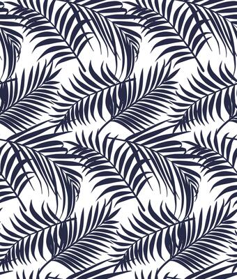palm leaves pattern art