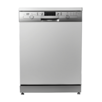 Dishwasher front view full length isolate on transparency background png